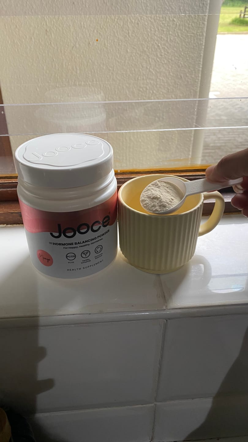 Customer photo review of JOOCE Hormone Balance Powder