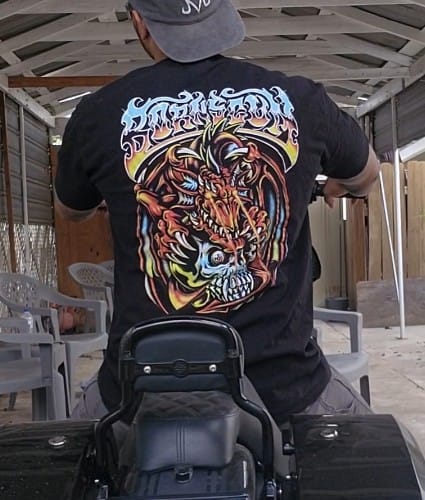 Customer photo review of INFERNO T-SHIRT