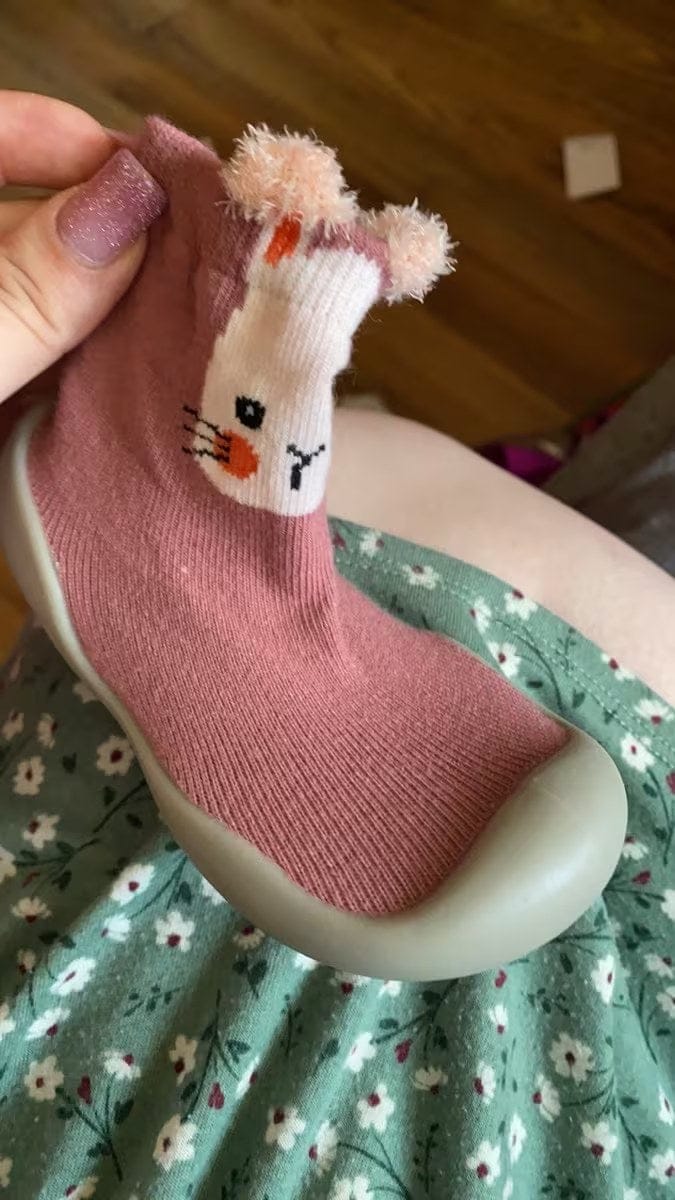 Customer photo review of Kinder Sockenschuhe | Rutschfeste Lauflernschuhe für Kleinkinder