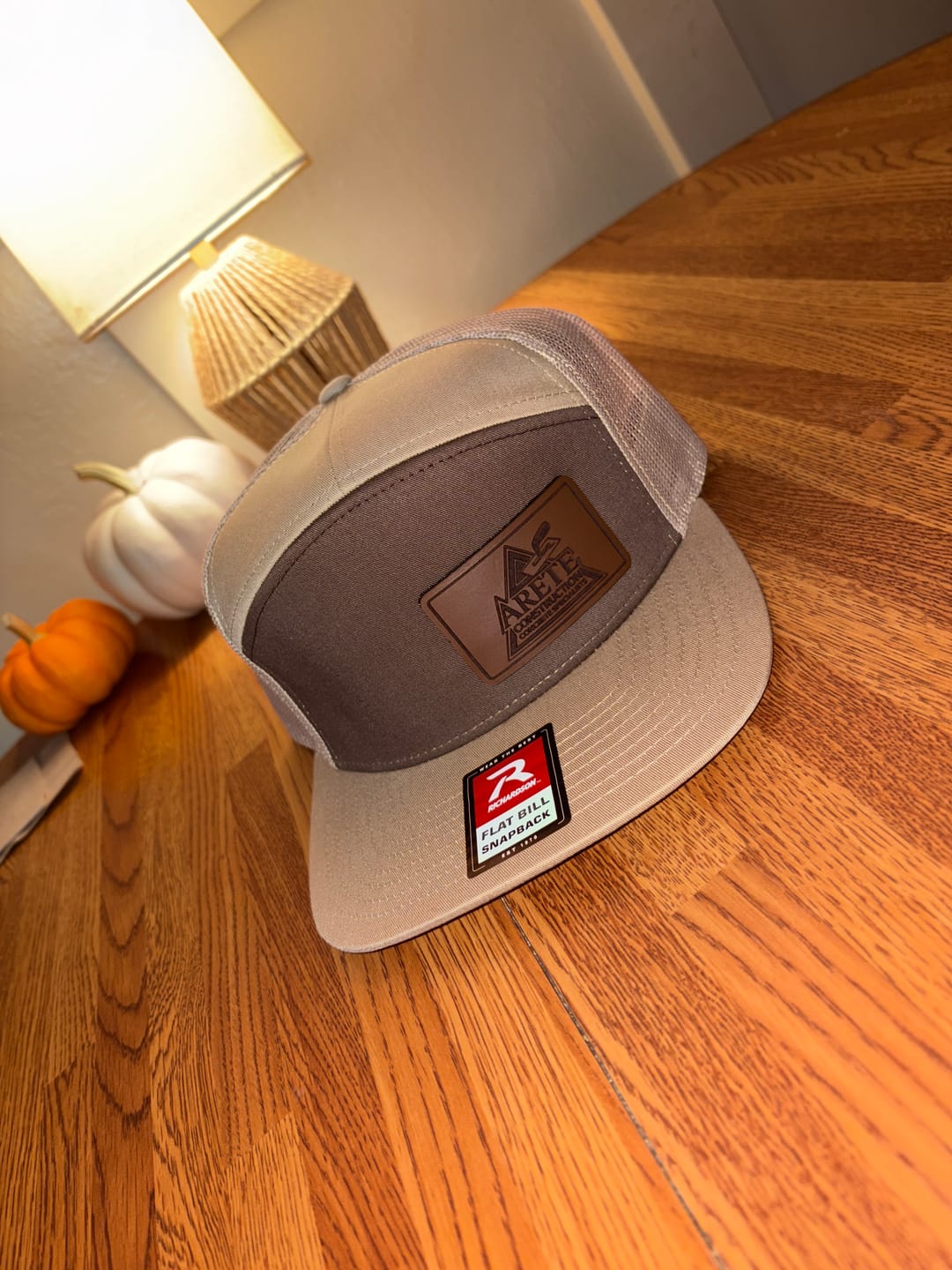 Customer photo review of Richardson 112 Custom Leather Patch Hats