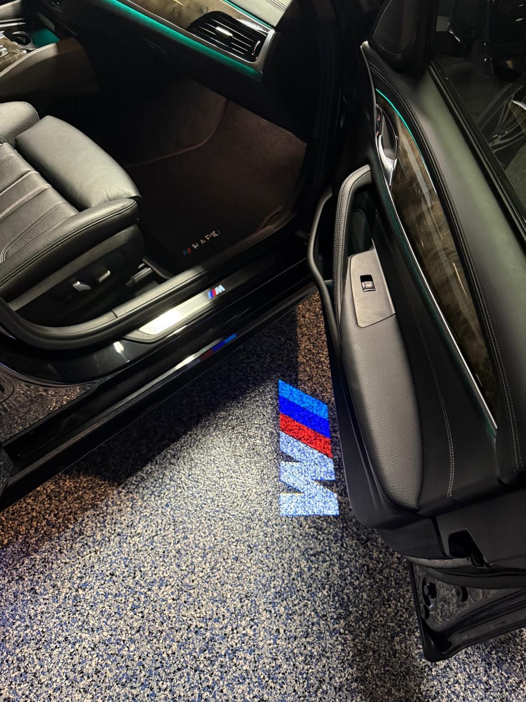 Customer photo review of BMW G SERIES DOOR LIGHTS