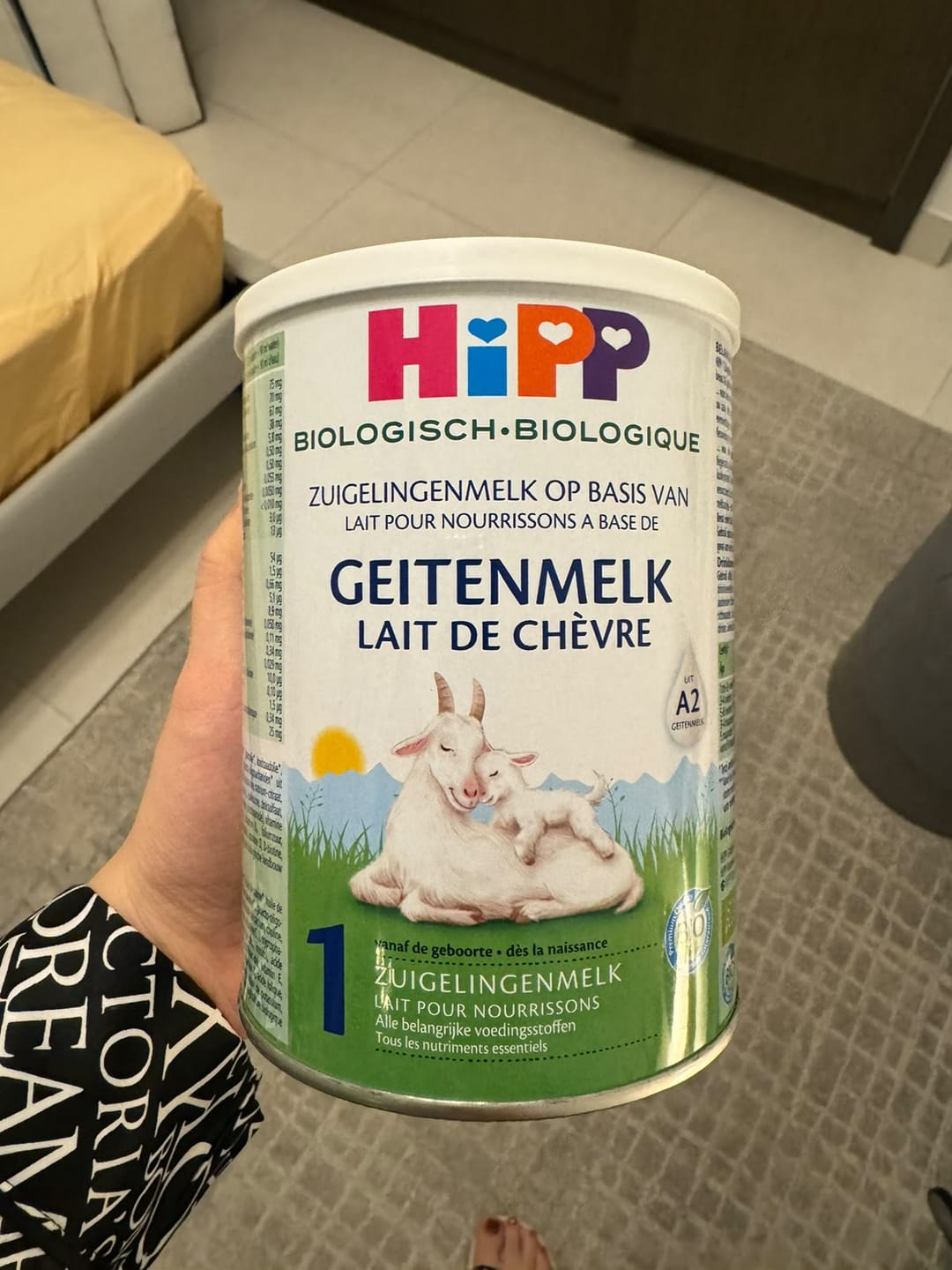 Customer photo review of Hipp Dutch Goat Milk Stage 1
