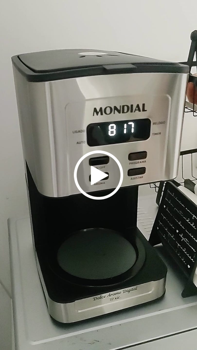 Customer video review of Cafeteira Elétrica Dolce Arome Mondial C-44-32x-sdi Digital