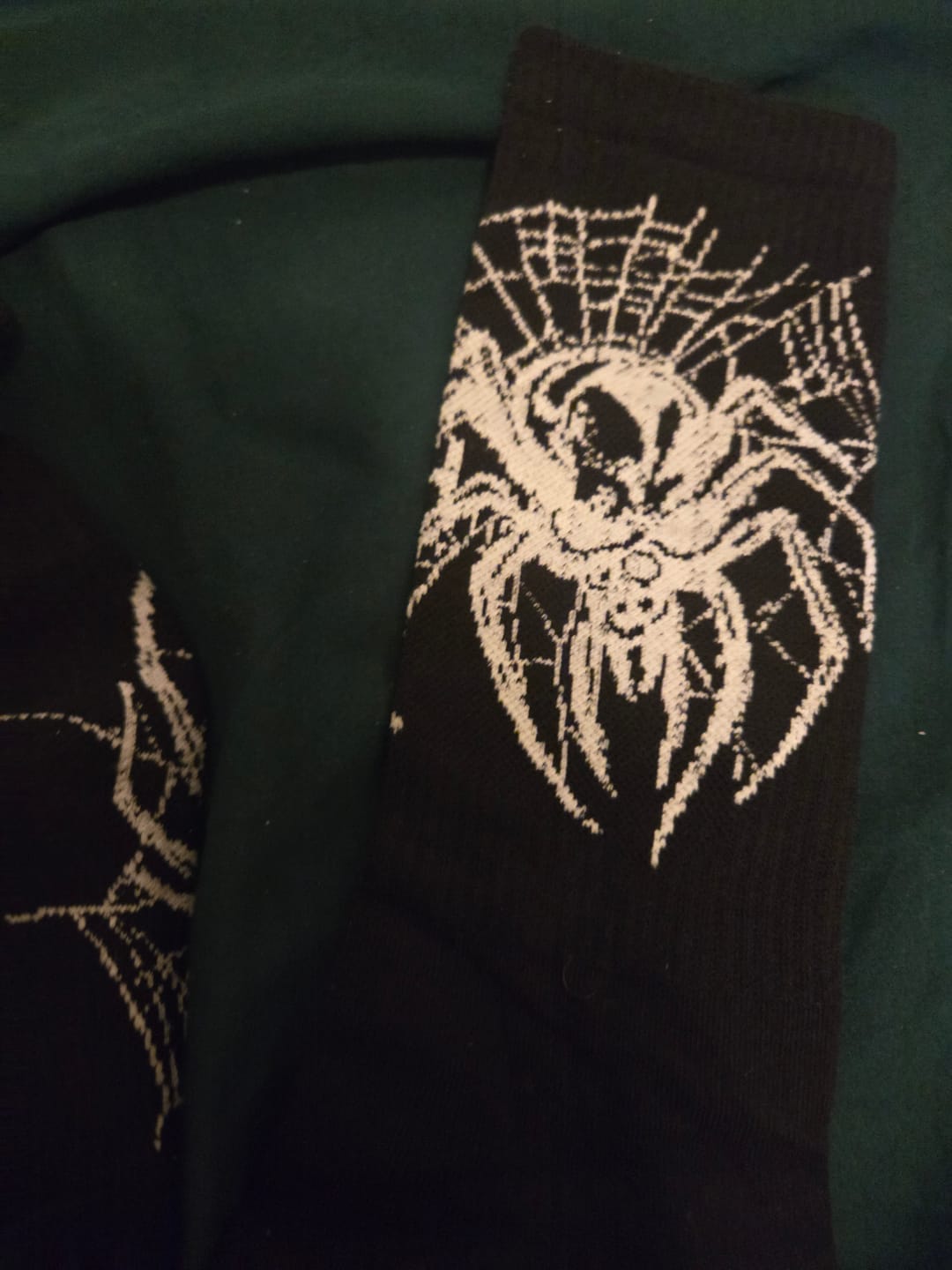 Customer photo review of BACK 2 SKULL SOCKS (3-PACK)