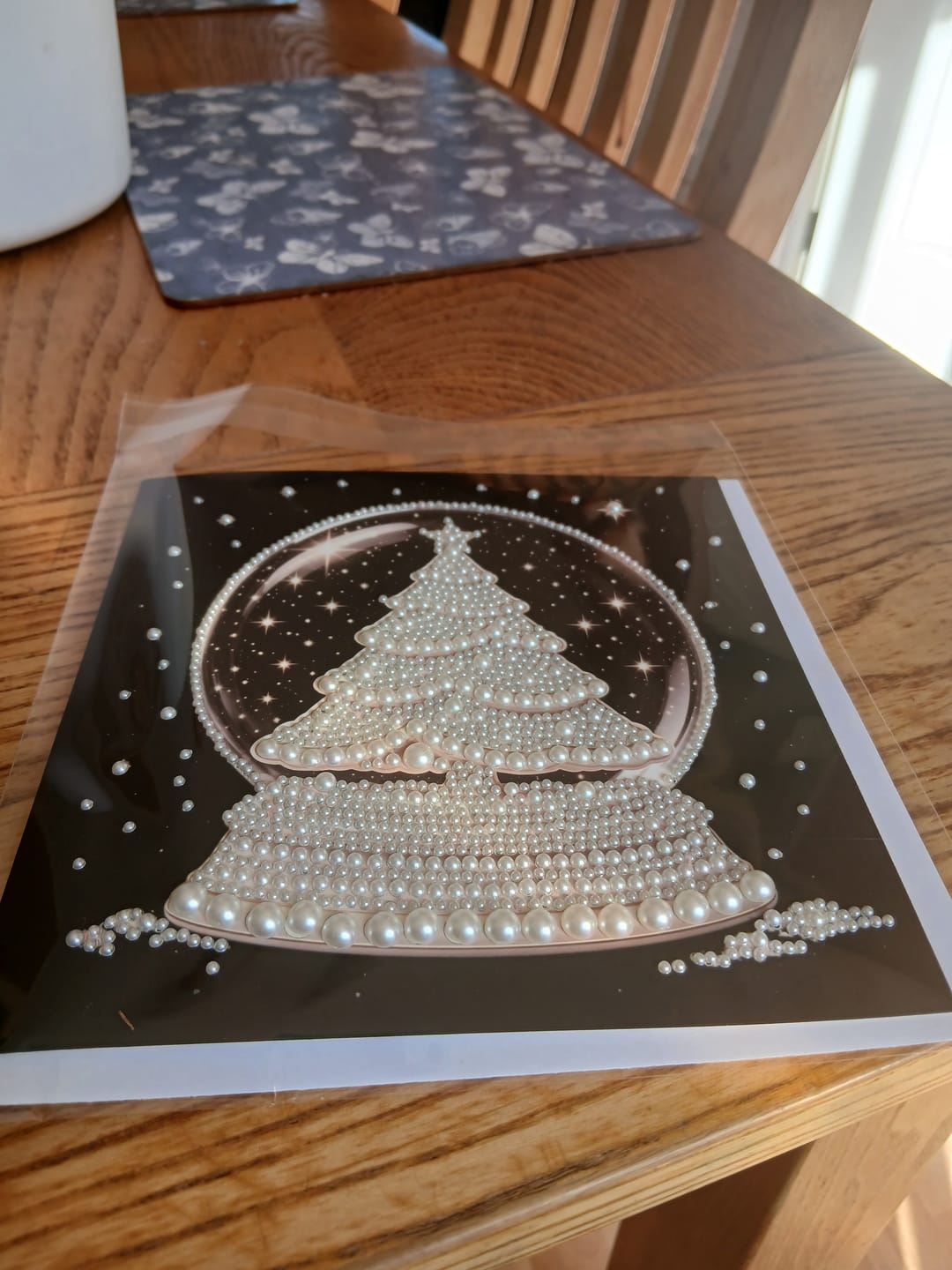 Customer photo review of Crystal Art & Pearl Art Mega Card Collection with Storage Case