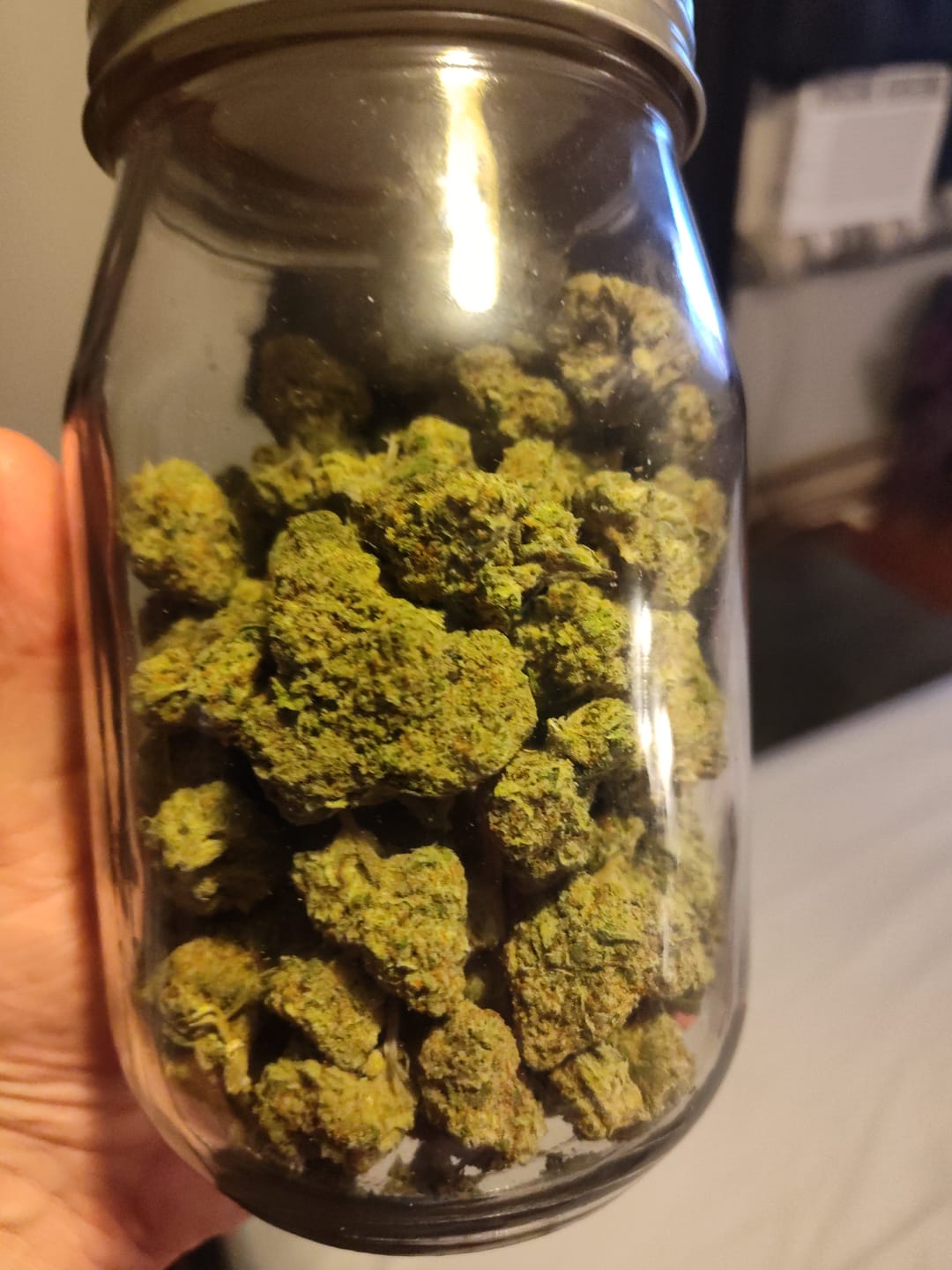 Customer photo review of Strawberry Cough THCA Flower