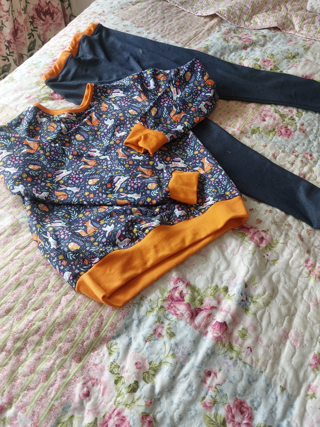 Customer photo review of Denim Jersey Jegging Fabric