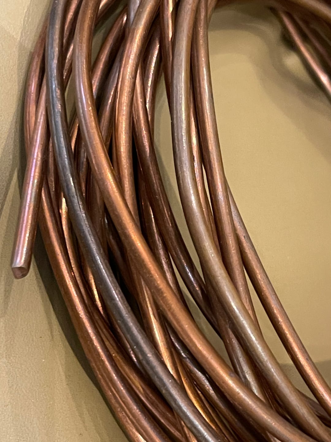 Customer photo review of Pure Copper Wire – Vastu Remedy for South-East Fire Zone & Main Door Conduction | Ideal for Plot & Toilet Blocking | 2 & 4 mm Diameter
