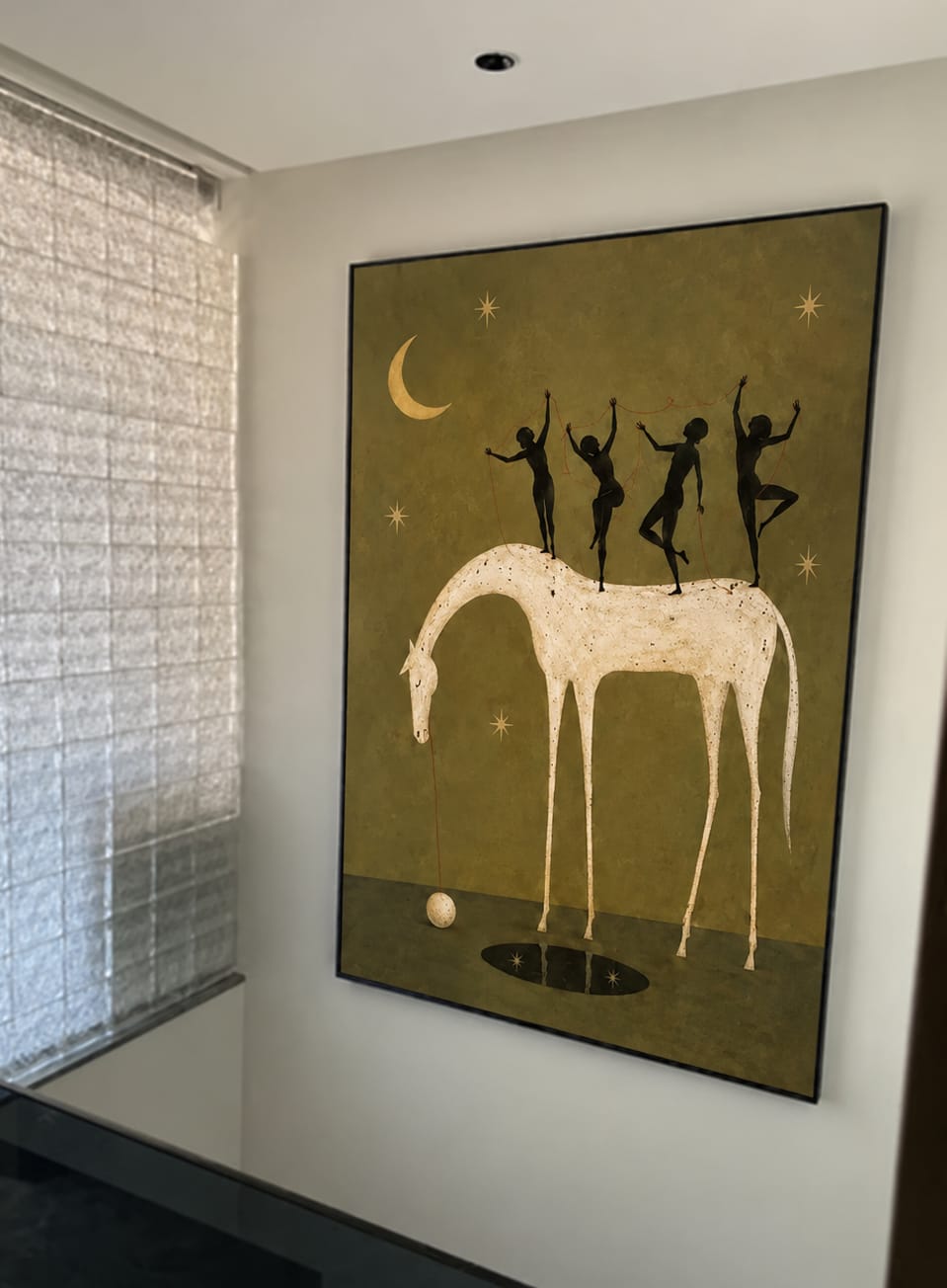 Customer photo review of Moon Dancers-Horse Painting
