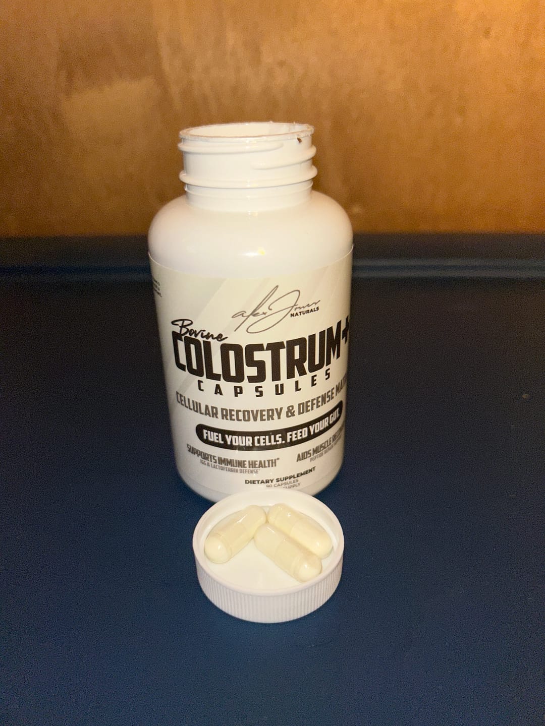 Customer photo review of Bovine Colostrum+ Capsules (30 Servings)