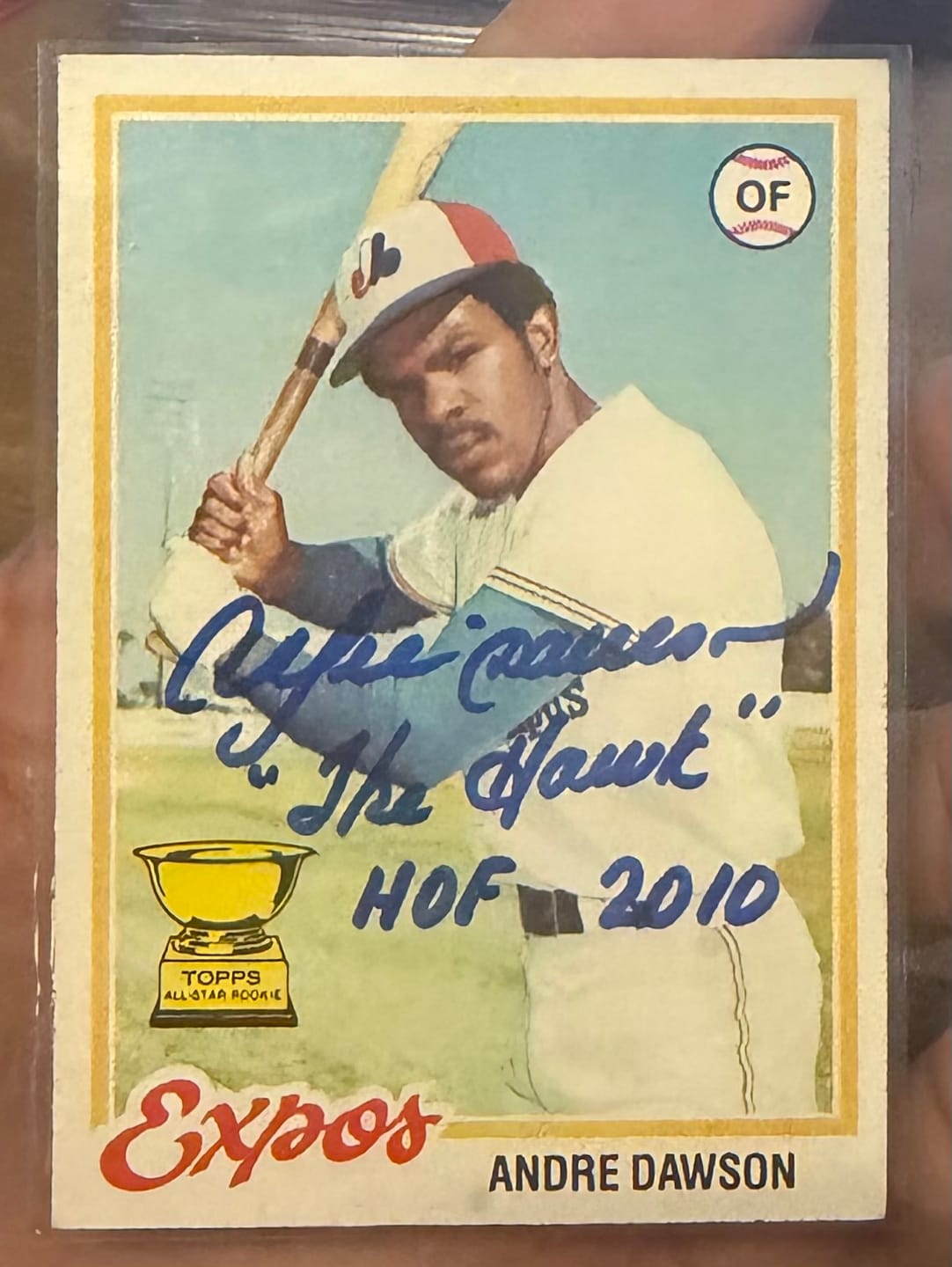 Customer photo review of Andre Dawson Autograph Signing