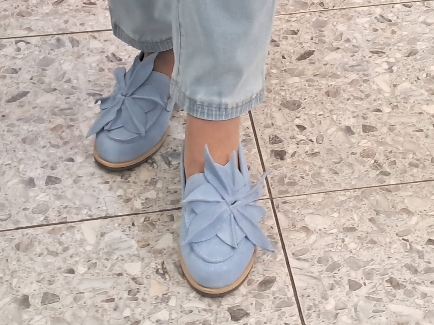 Customer photo review of Mocasin Mujer / Marea Celeste