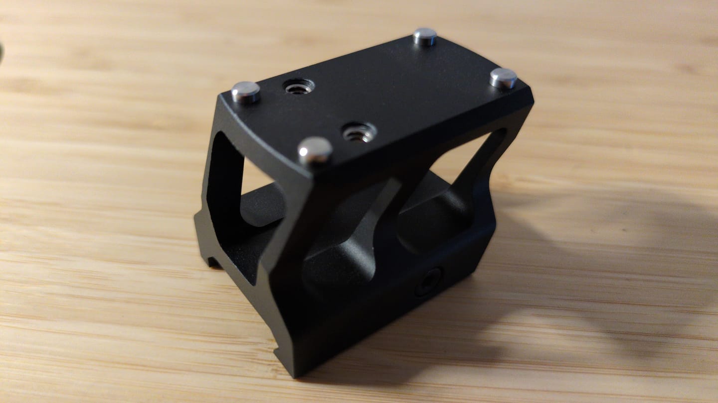 Customer photo review of Vector Optics SCRA-73 Montage mit MGT (SHIELD) Footprint, 21mm Picatinny, h=28mm