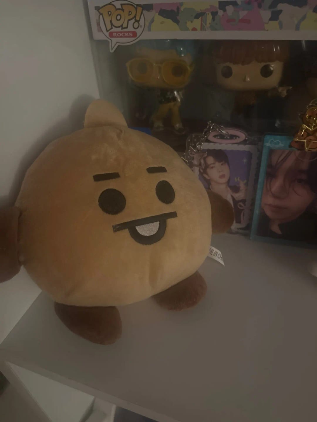 Customer photo review of Hot B-T-21 Plush Toy Tata Koay Shooky Mang Cooky Cartoon Animal Backpack Key Mobile Phone Pendant Office Toys Friend Gift