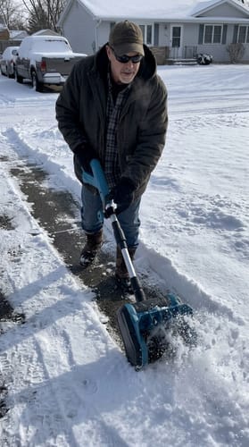 Customer photo review of Electric Snow Shovel