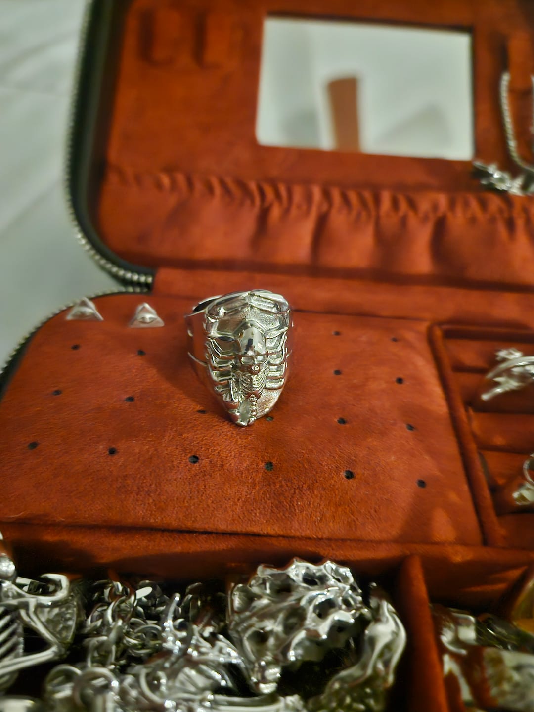 Customer photo review of RISING SCORPIO RING