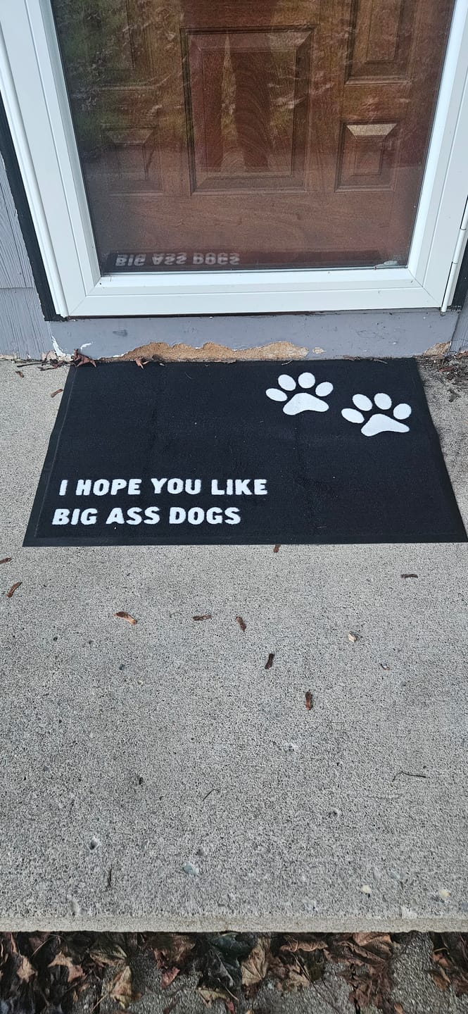 Customer photo review of Big Ass Doormat