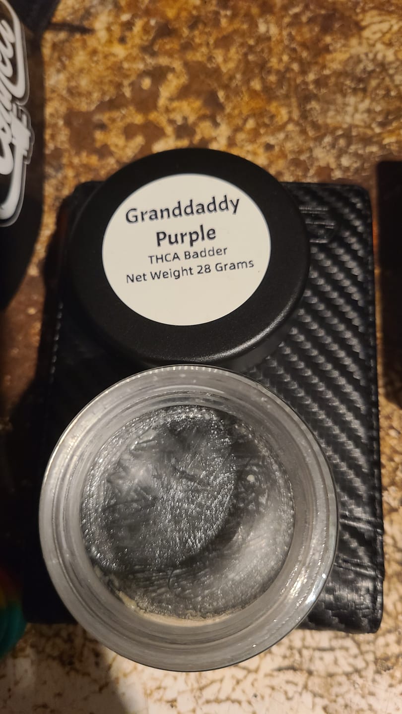 Customer photo review of Granddaddy Purple | THCA Badder