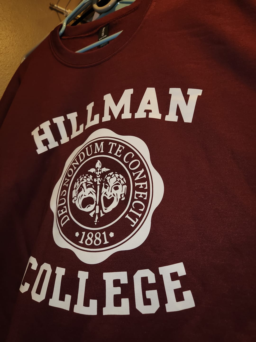 Customer photo review of Hillman College Sweatshirt - FINAL SALE - NO EXCHANGES
