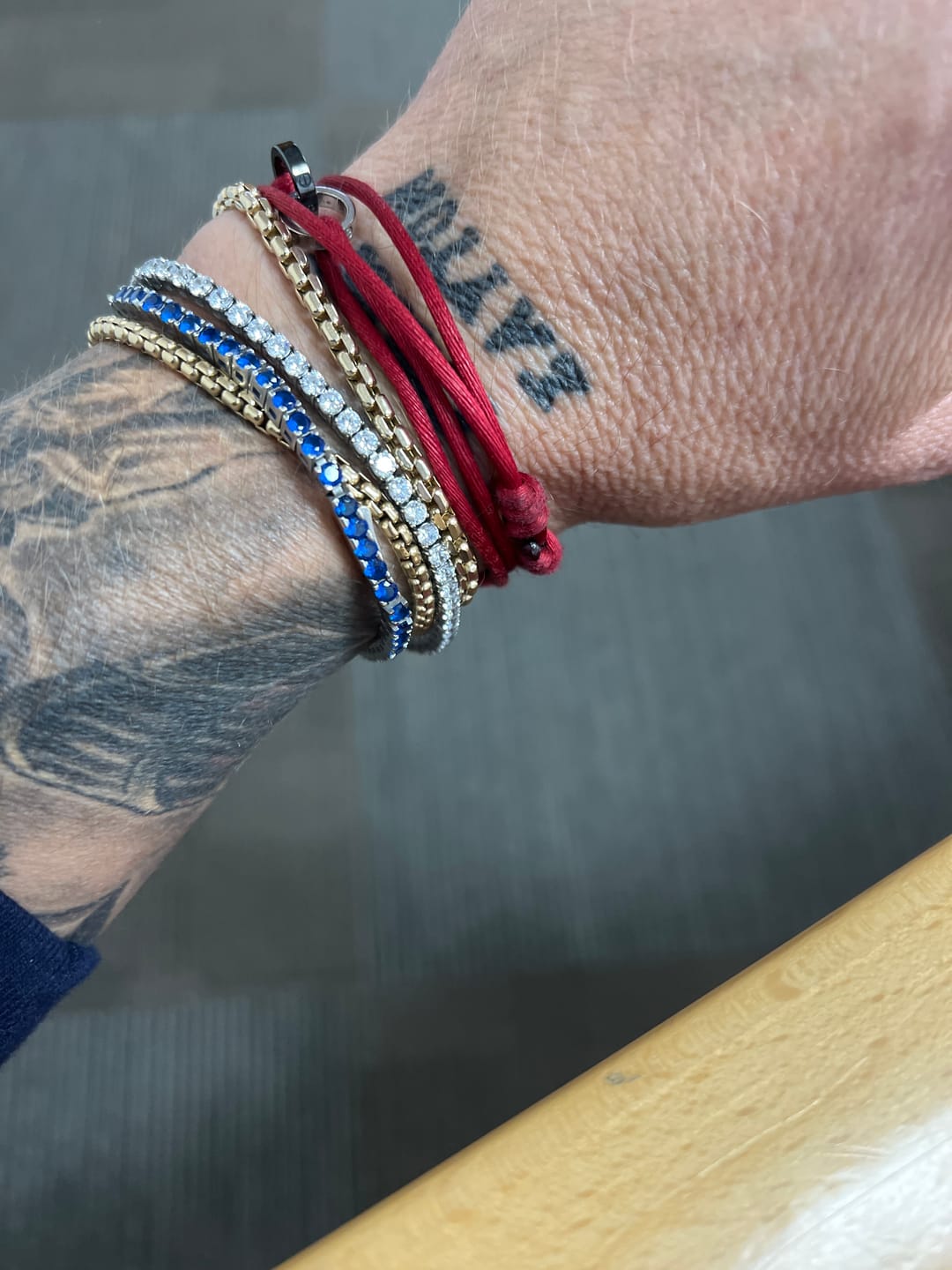 Customer photo review of TENNISBOY BRACELET. - 3MM