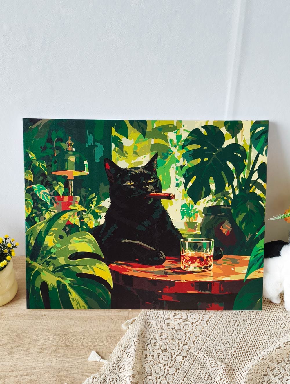 Customer photo review of Chat noir dans la nature sauvage