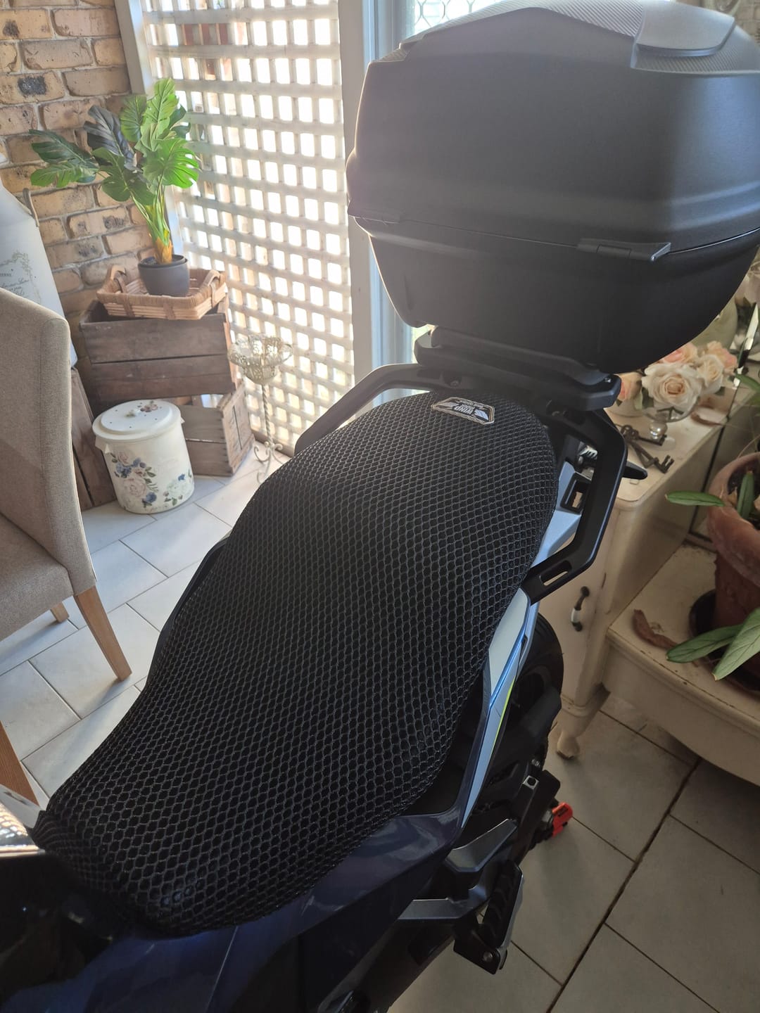 Customer photo review of Wind Rider Seat Cover