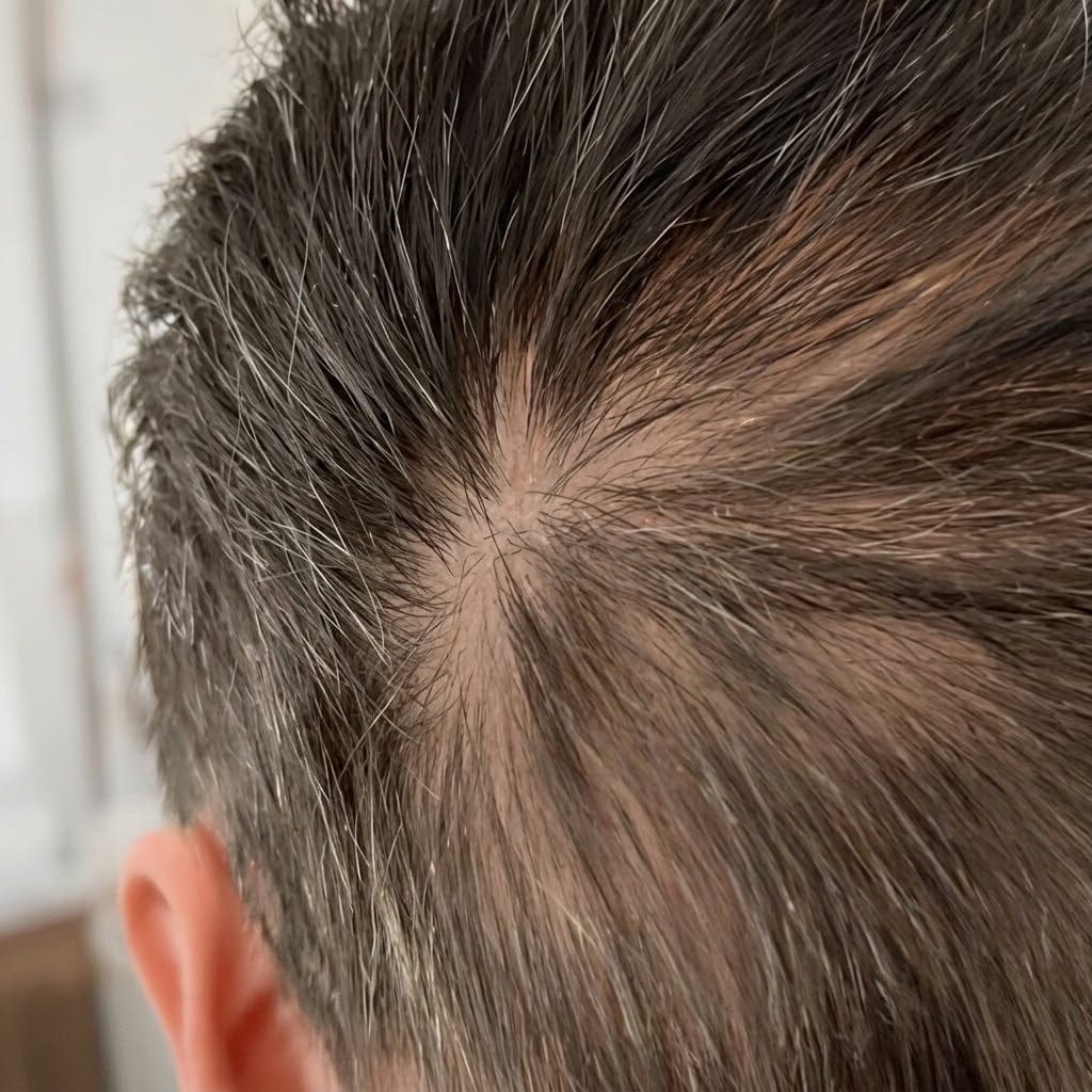 Customer photo review of DermoStrand Hair Growth Roll on Serum
