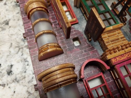 Customer photo review of Diagon Alley (3 Storey) Pre-Colored Book Nook | LKWood