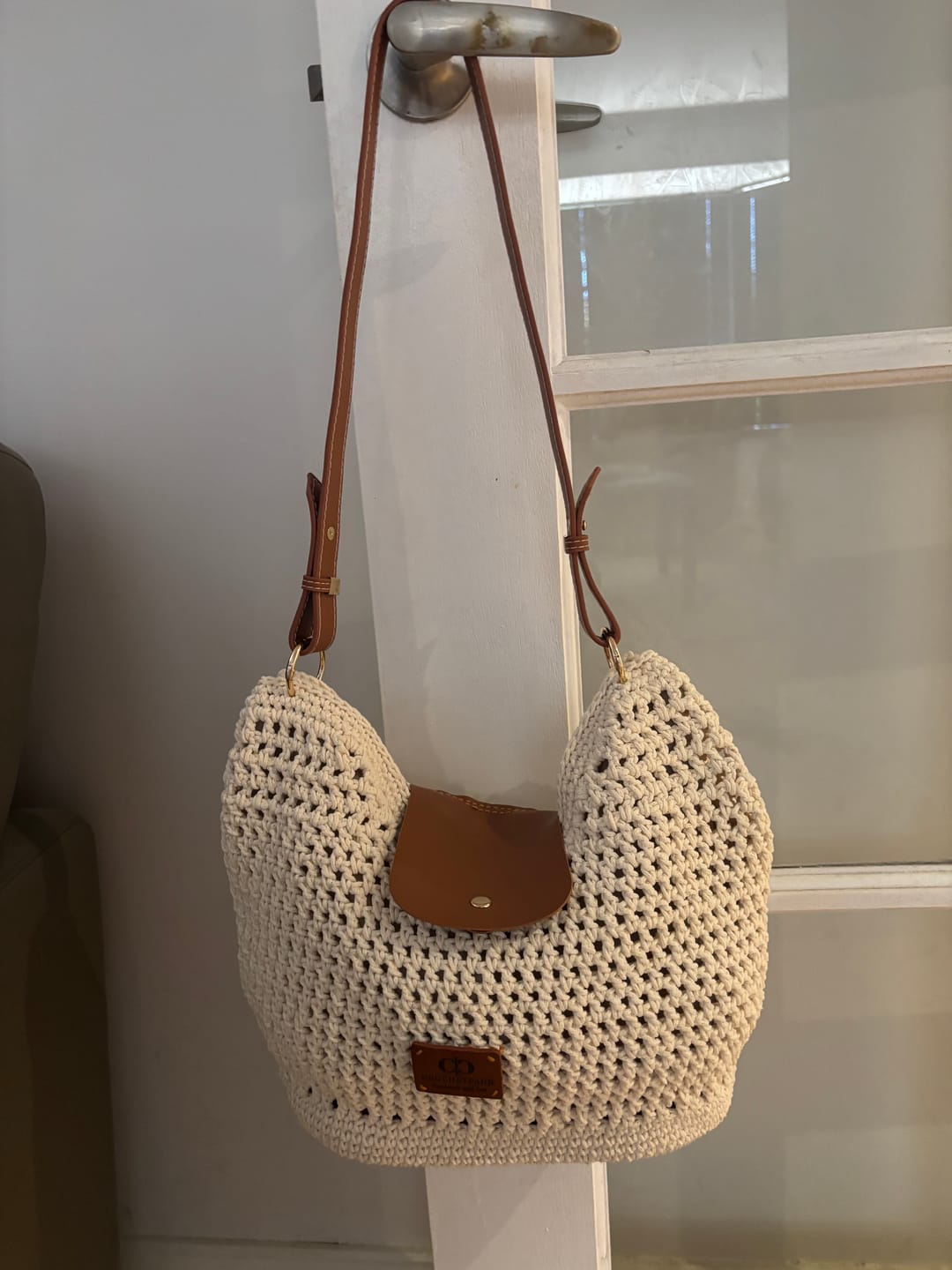 Customer photo review of Sunny Beach Tote crochet kit