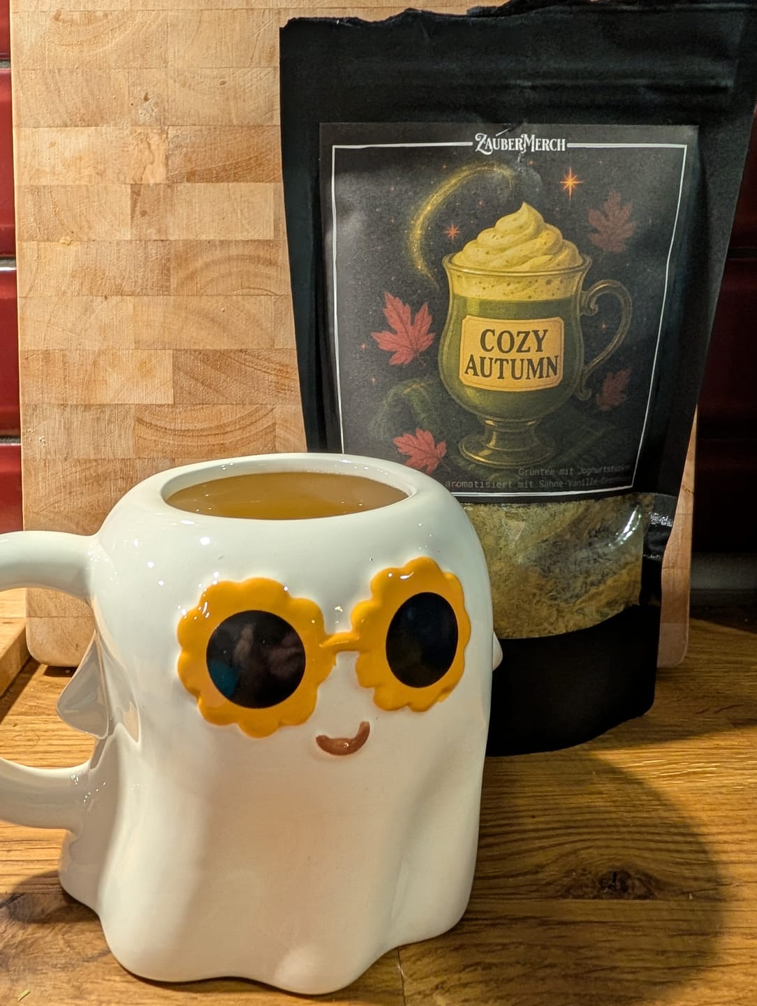 Customer photo review of Cozy Autumn – Grüner Tee mit Matcha, Sahne & Vanille | Herbst Tee
