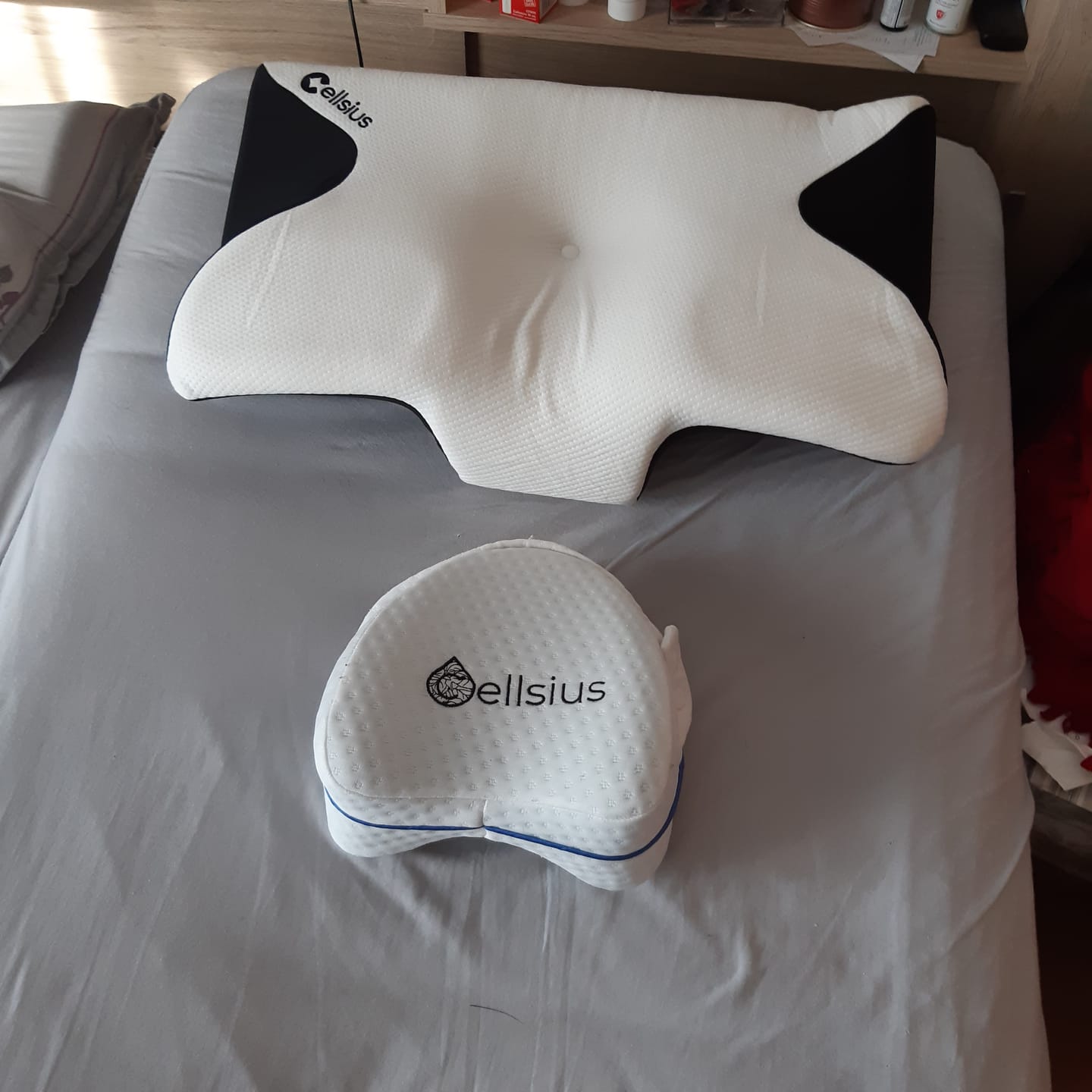 Customer photo review of Oreiller Papillon Cervical Cellsius - Le secret du dormeur latéral et dorsal