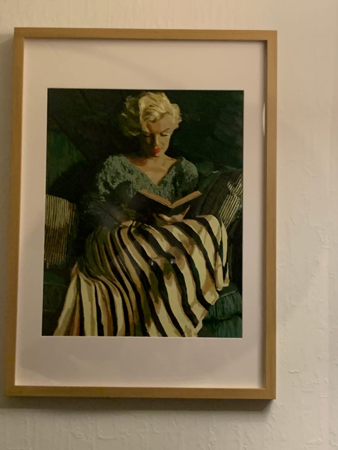 Customer photo review of Malen nach Zahlen - Lesende Marilyn