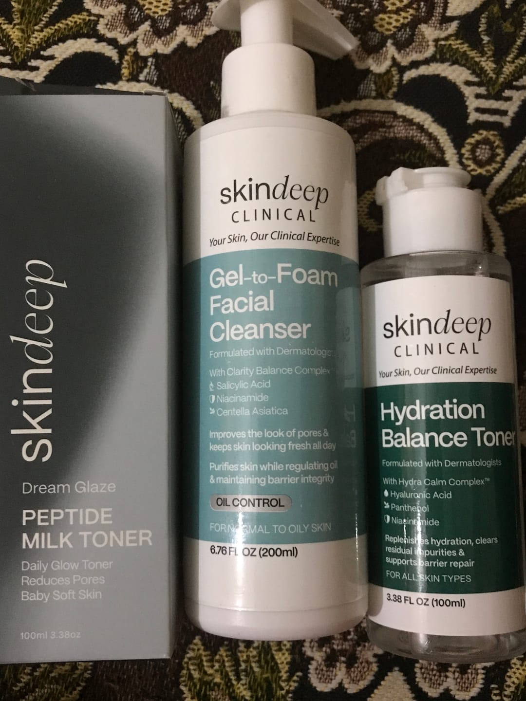 Customer photo review of DREAM GLAZE - Peptide Milk Toner