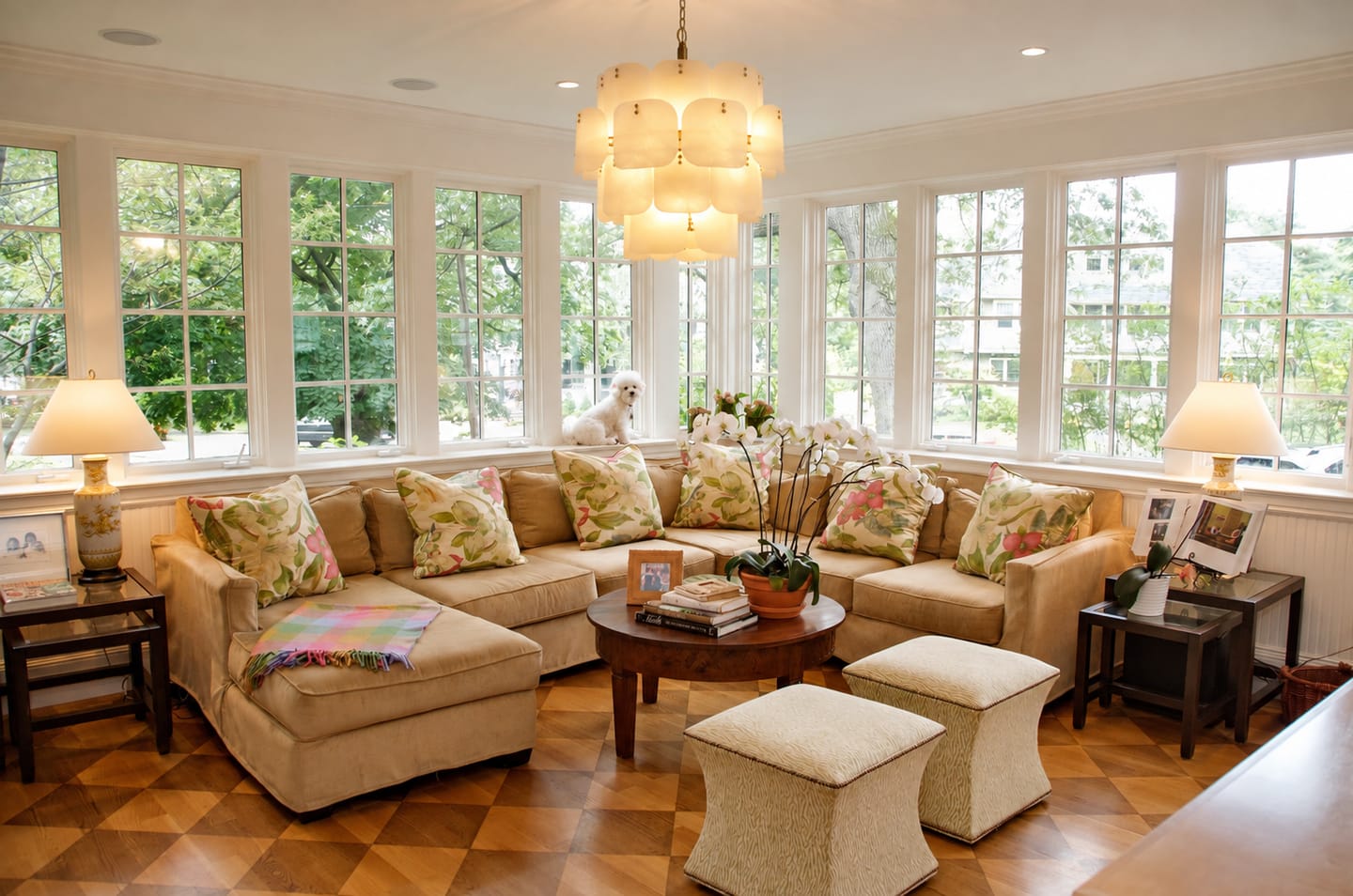 Customer photo review of Blairo Round Chandelier