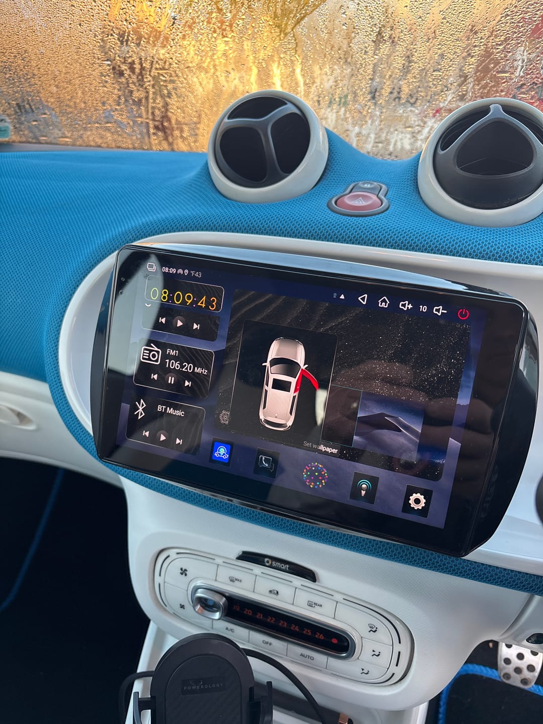 Customer photo review of Smart ForTwo/ForFour 2014-2020 Wireless Apple CarPlay Upgrade Kit