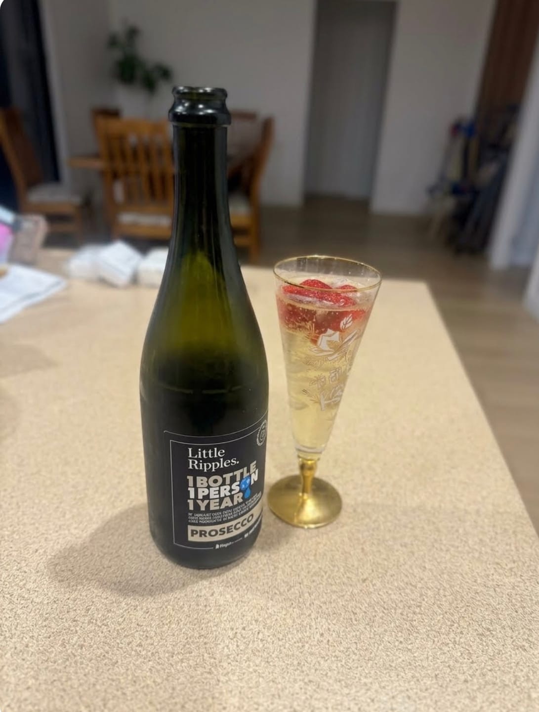 Customer photo review of Low Sugar Prosecco – Australian Sparkling Wine | 6 Pack