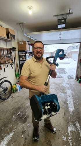 Customer photo review of Electric Snow Shovel