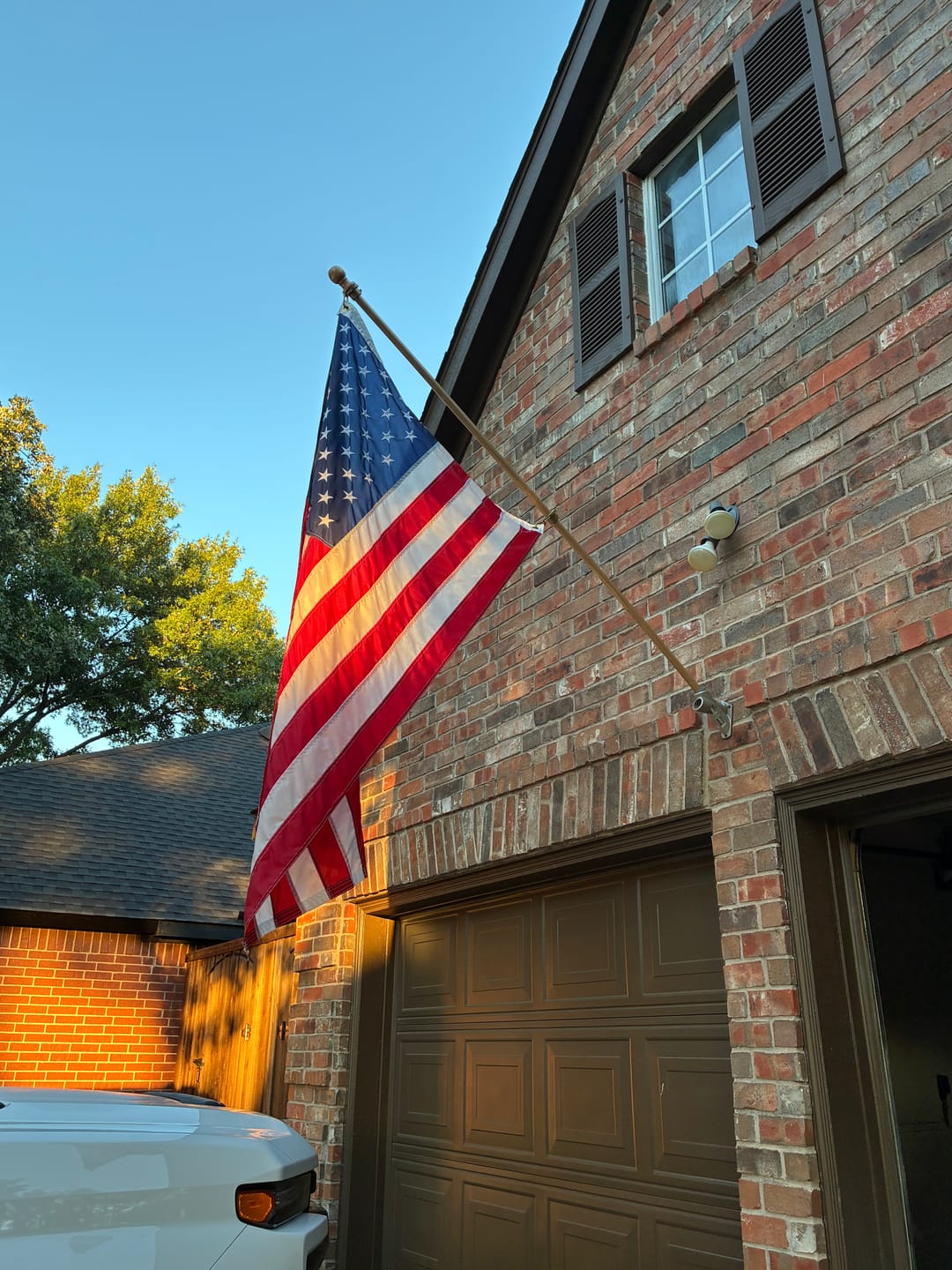 Customer photo review of 3' x 5' American Flag Set