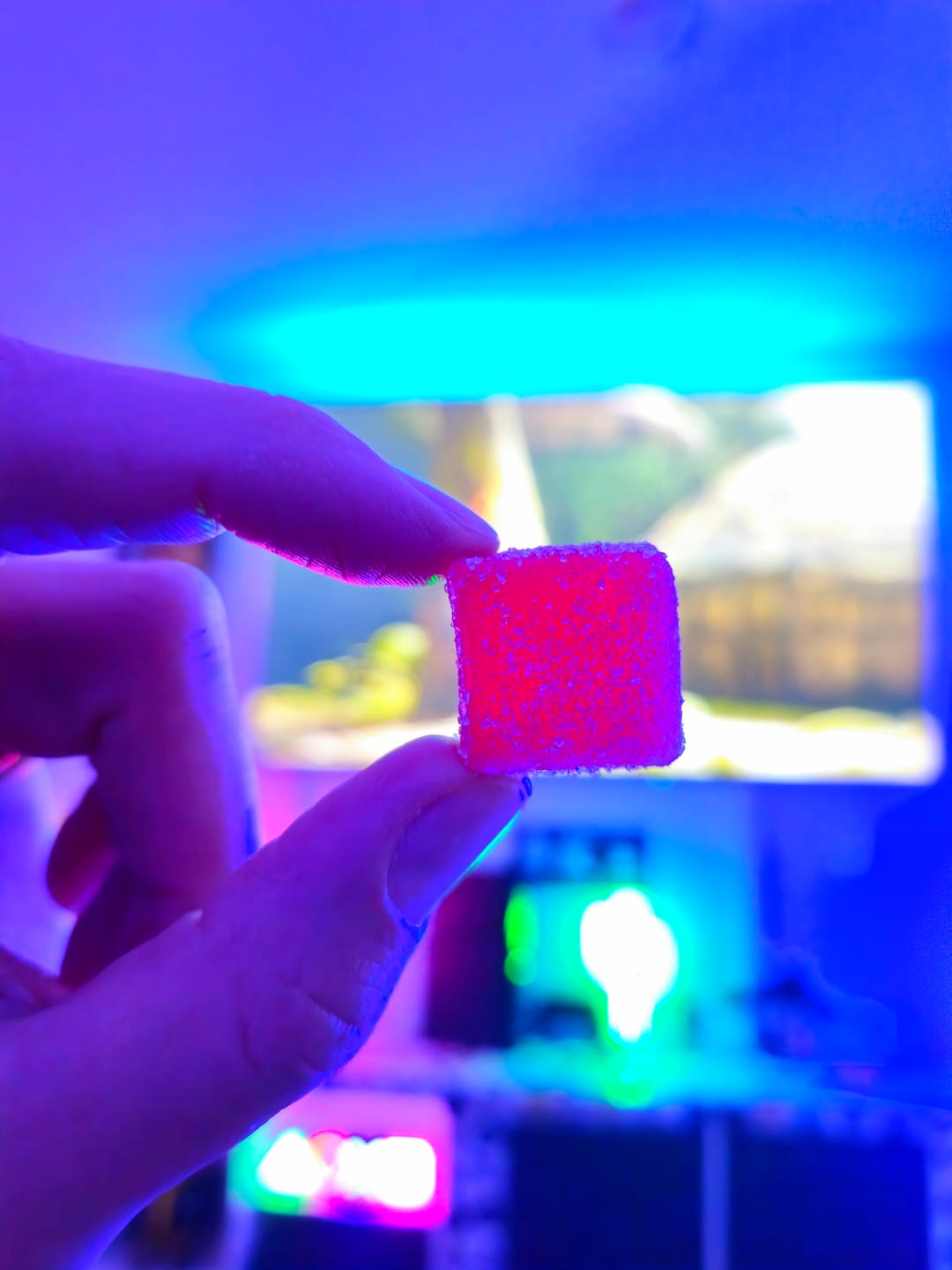 Customer photo review of THC Space Cubes 750mg