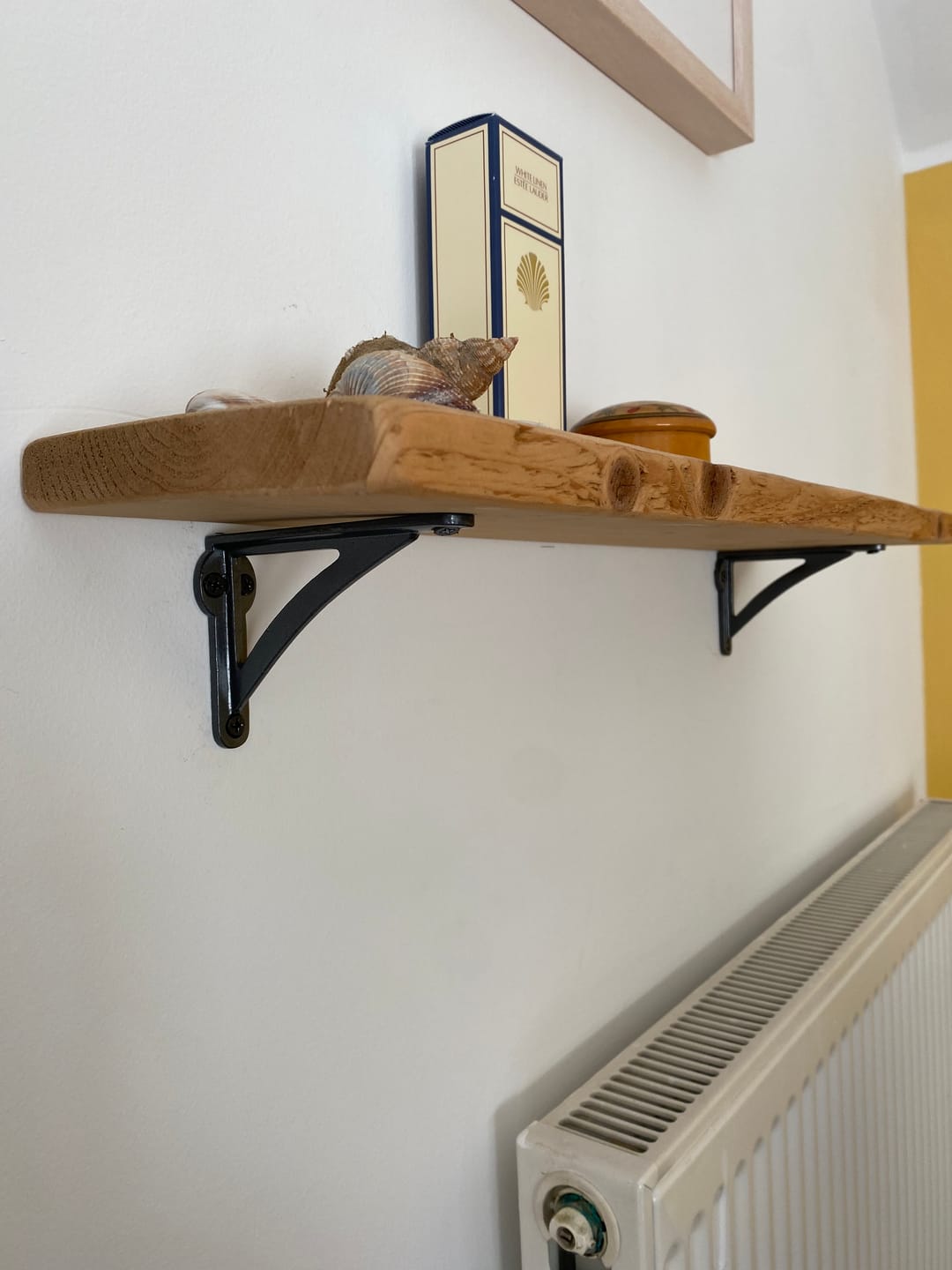 Customer photo review of 4.5 Inch Ironbridge Cast Iron Shelf Bracket