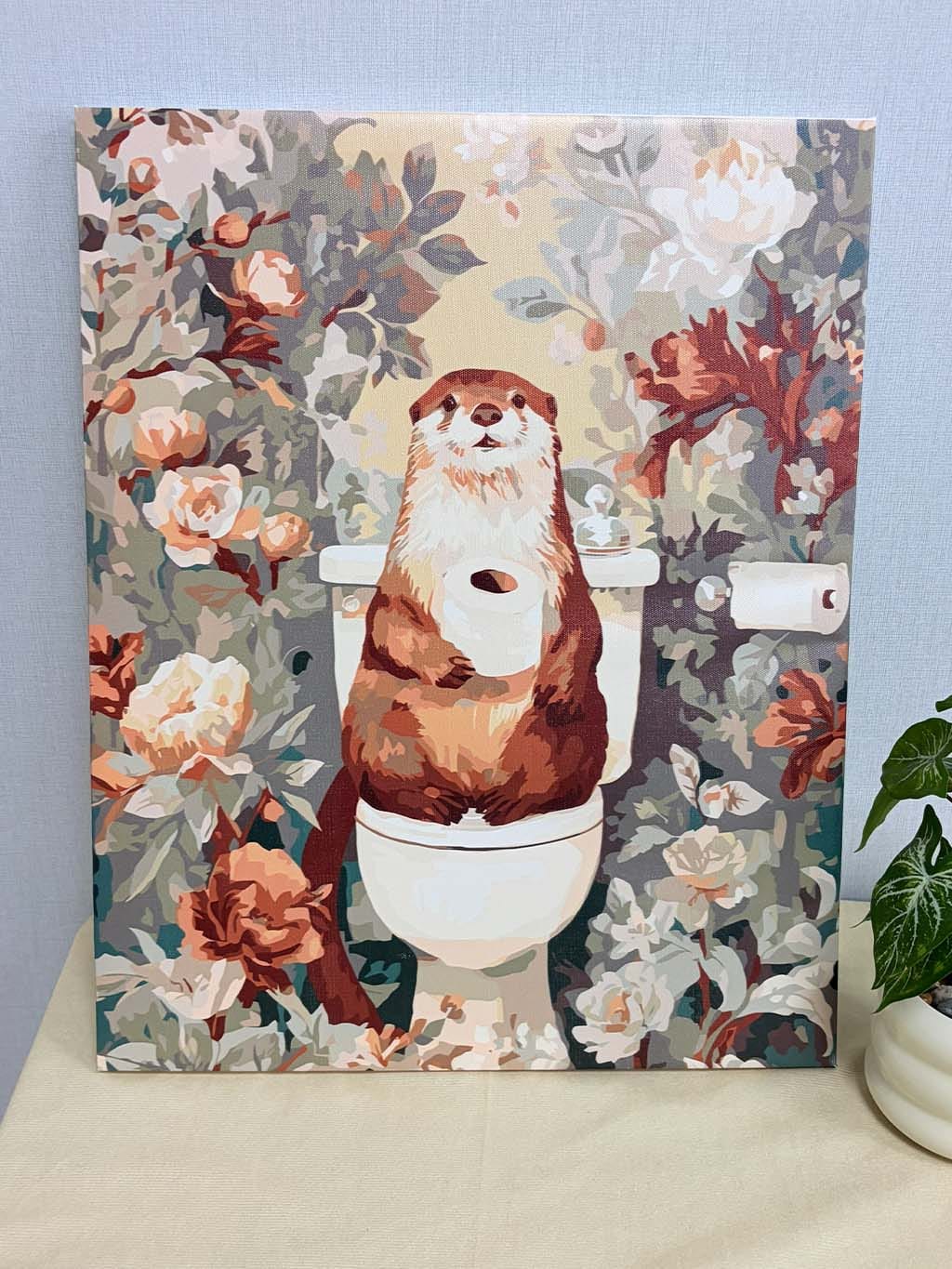 Customer photo review of Loutre sur un trône floral