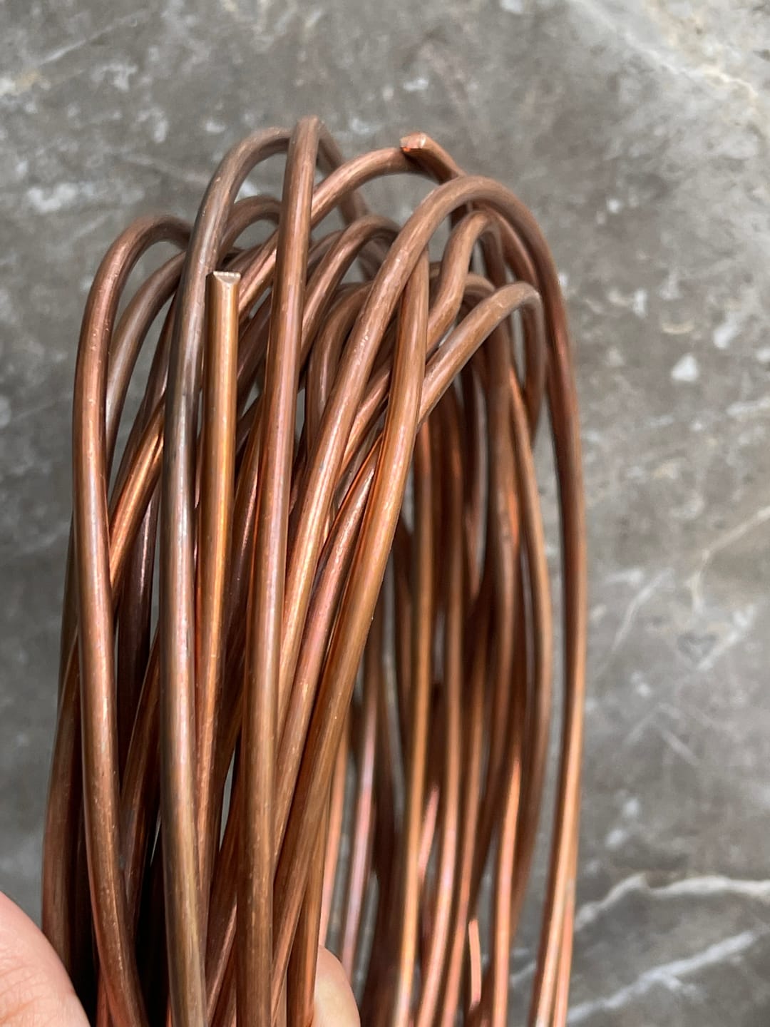 Customer photo review of Pure Copper Wire – Vastu Remedy for South-East Fire Zone & Main Door Conduction | Ideal for Plot & Toilet Blocking | 2 & 4 mm Diameter