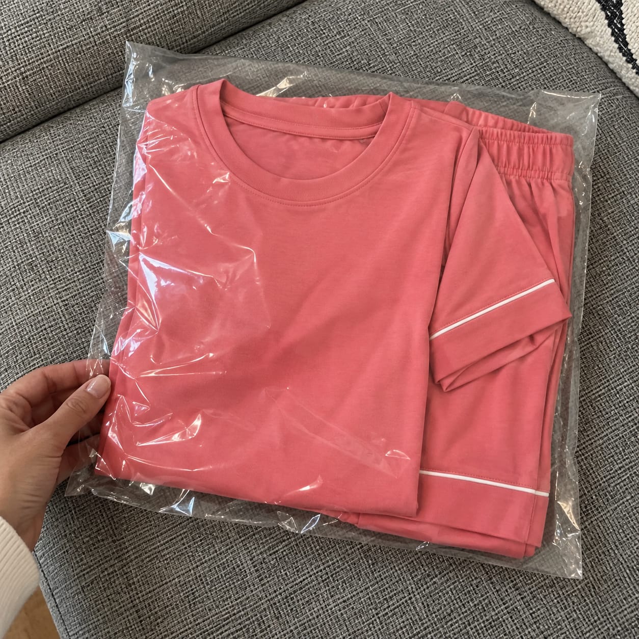 Customer photo review of Camisón Frescor – Terracota