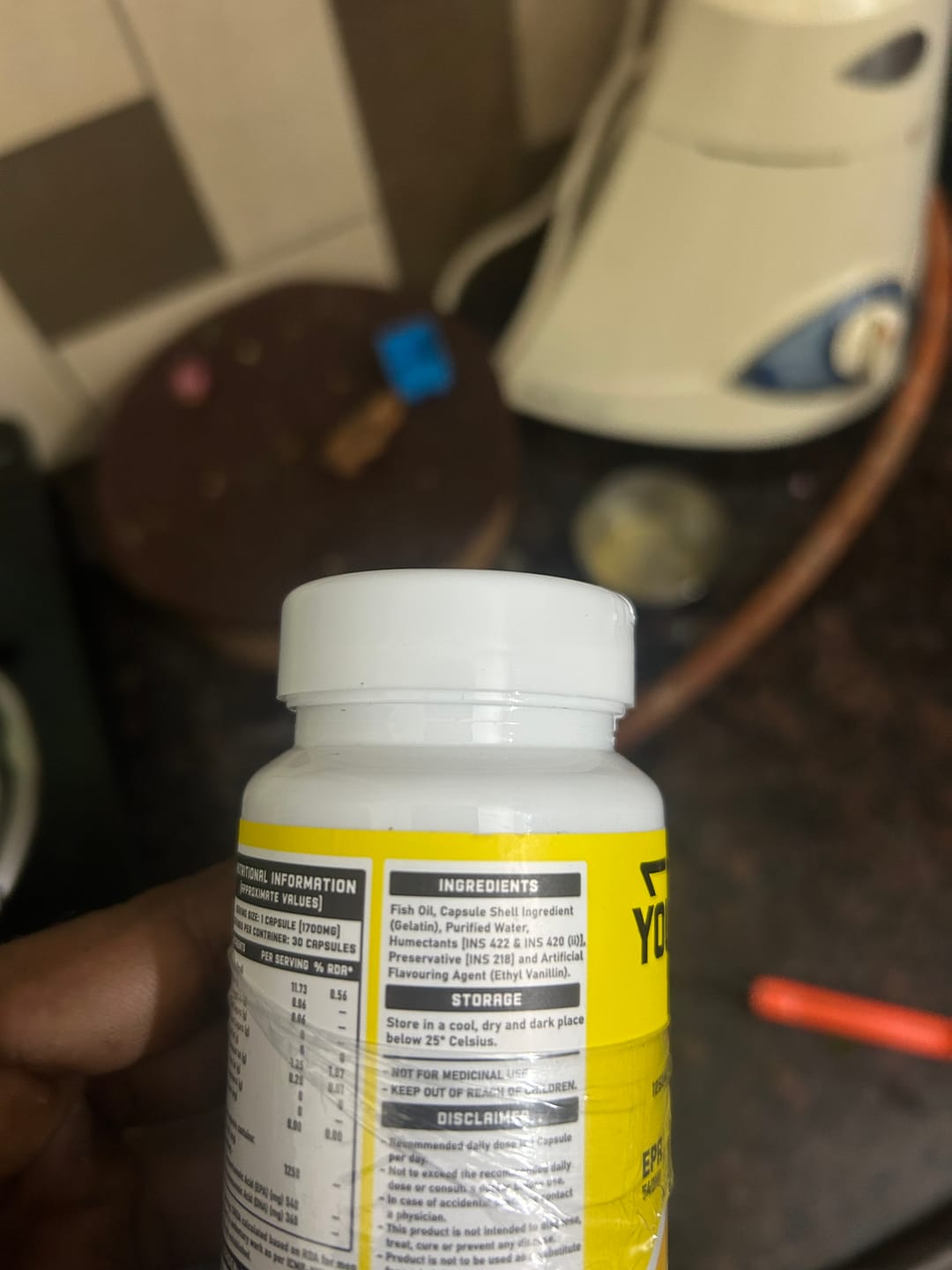 Customer photo review of YouWeFit Omega-3 Fish Oil (30 Capsules), 1250mg