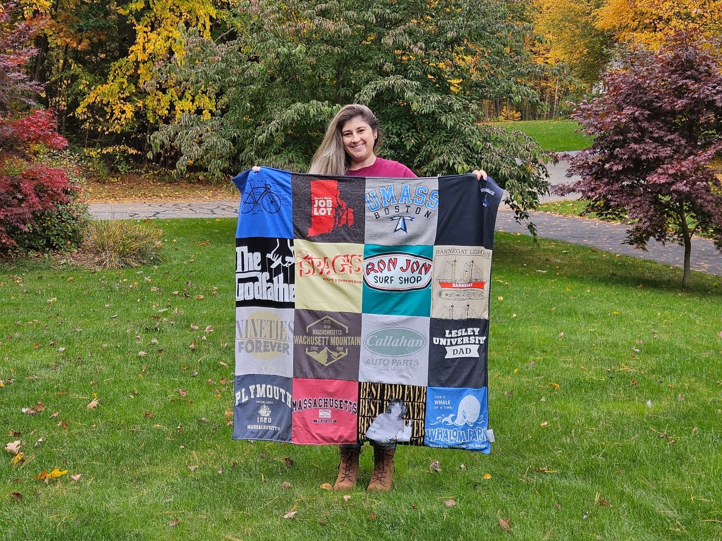 Customer photo review of Project Repat T-Shirt Quilt