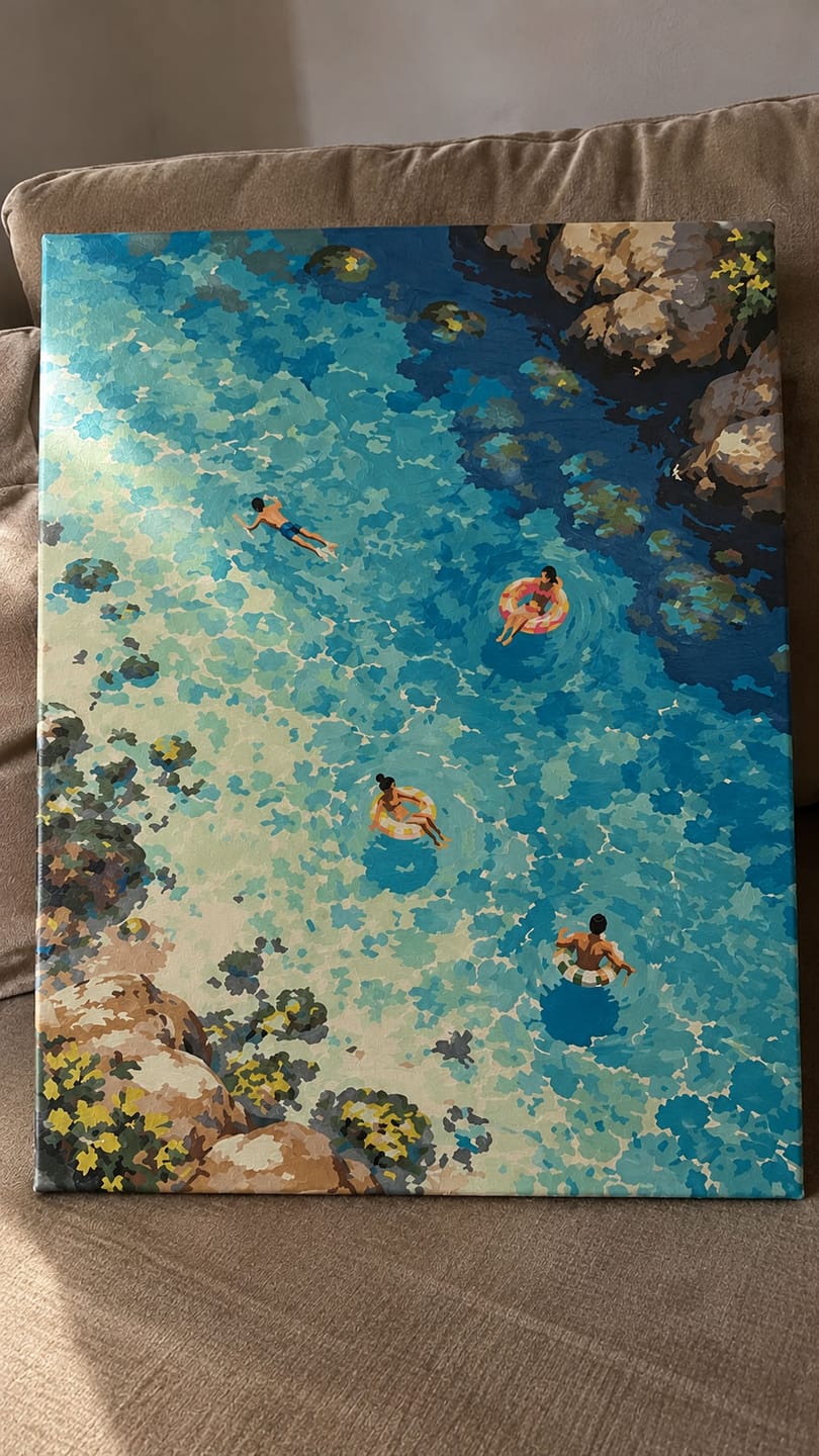 Customer photo review of Paradis turquoise