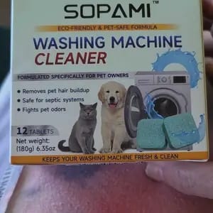 Customer photo review of Pastilhas de Limpeza e Eliminação de Odores para Máquina de Lavar – Seguro