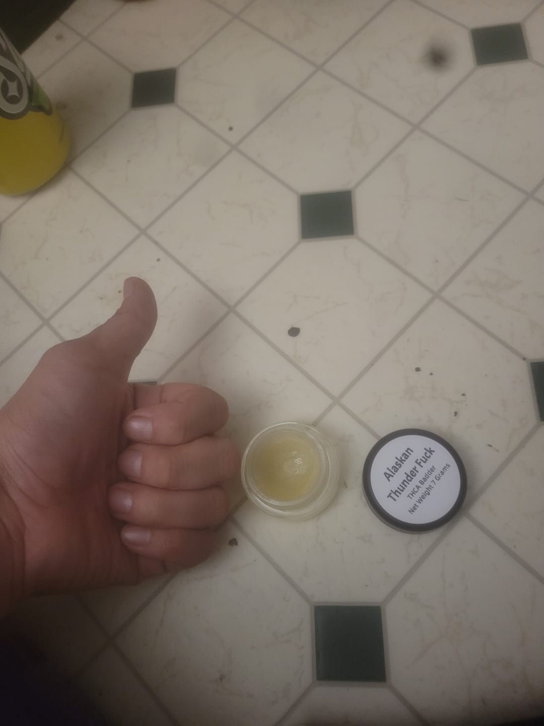 Customer photo review of Alaskan Thunder Fuck | THCA Badder