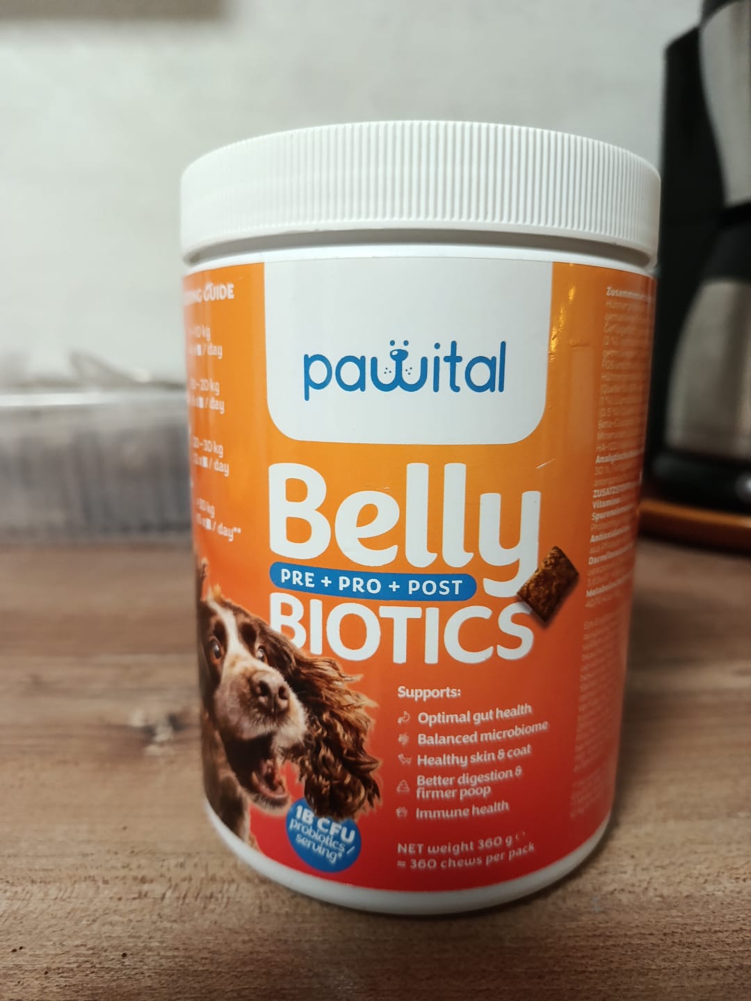 Customer photo review of Belly Biotics (360 treats)