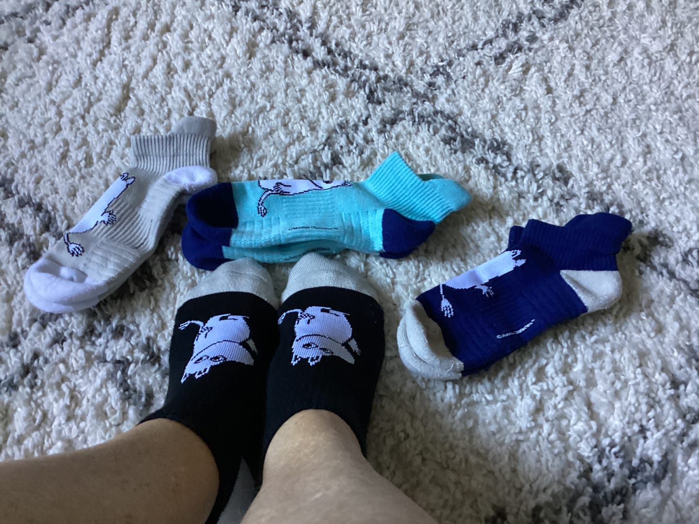Customer photo review of Moomin ankelstøttestrømper